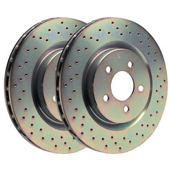Disques de Frein Arrière Percés Brembo Sport pour Mercedes E63 AMG W211 (330x26)